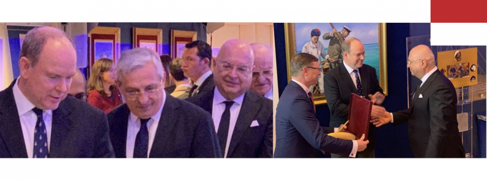 Prens II. Albert ve Paris Büyükelçimiz Dr. İsmail Hakkı Musa / Monaco / Nisan 2019 