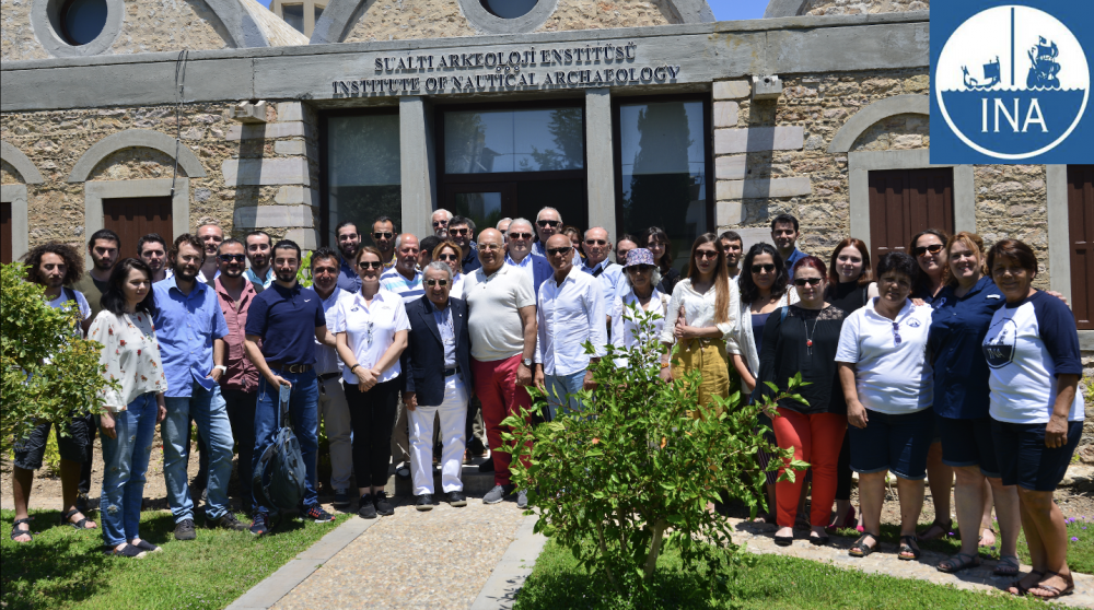 SUALTINDAN ÇIKAN ESERLERİ KORUMA VE ONARIM  UYGULAMALARI ATÖLYE ÇALIŞMASI - TINA - INA - BURSA ULUDAĞ ÜNİV. BODRUM 02-03 Haziran 2018