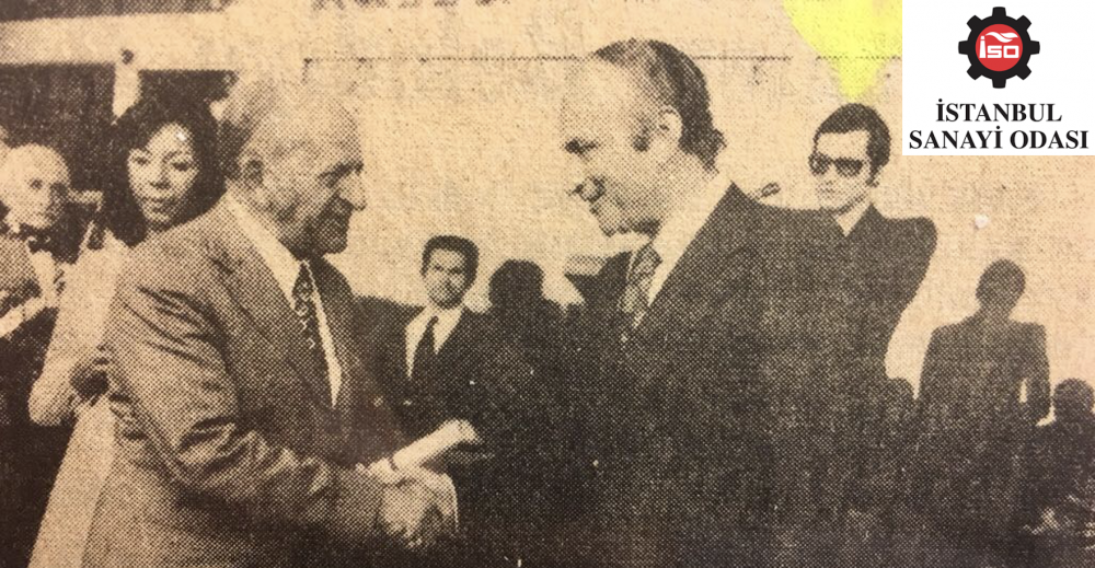 Refik Bezmen, & İstanbul Sanayi Odası Başkanı Ertuğrul Soysal - Ödül Töreni, 1972 Hilton Oteli  