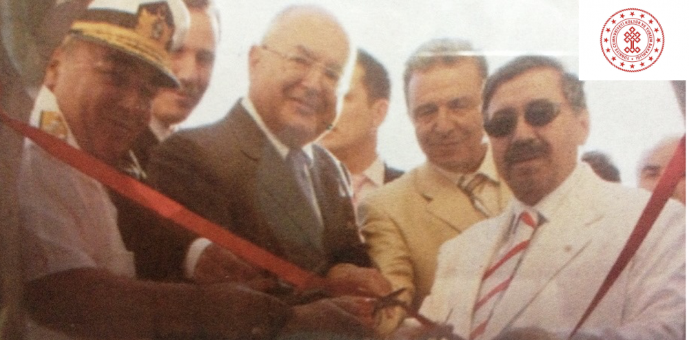 Güney Saha Deniz Komutanı Alev Gümüşoğlu, Kaymakam Nazmi Günlü, Çeşme Belediye Başkanı Faik Tütüncüoğlu, İzmir Valisi Oğuz Kağan Köksal - Çeşme Müzesi 1770 Sergi Holü Açılışı, 07/07/2006